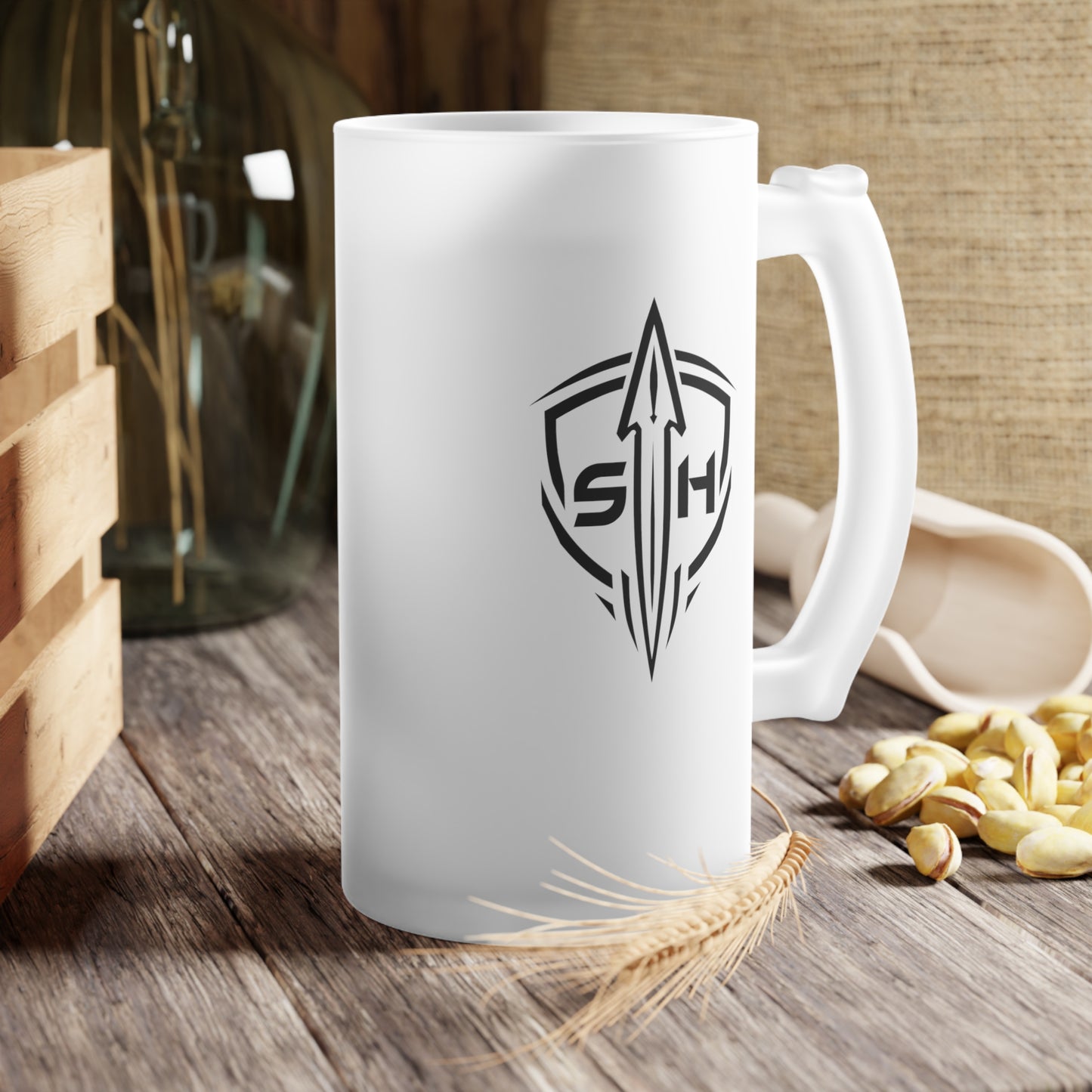 Spear Head Beer Glass